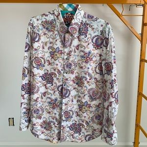 Robert Graham Paisley Print Collared Button Up